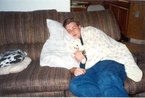 BRIAN SLEEP HOLDING TEDDY