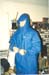 BRIAN BLUE PONCHO