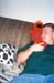 BRIAN SNUGGLES ELMO
