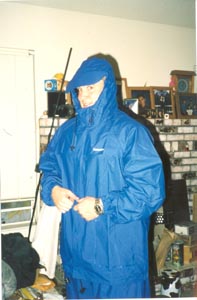BRIAN BLUE PONCHO